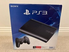 Sony PlayStation 3 PS3 Super Slim 500GB Console CECH-4301C Charcoal Black Sealed