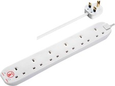 Masterplug six socket surge - masterplug,