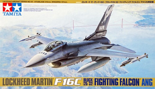 Tamiya lockeed f 16c - tamiya,