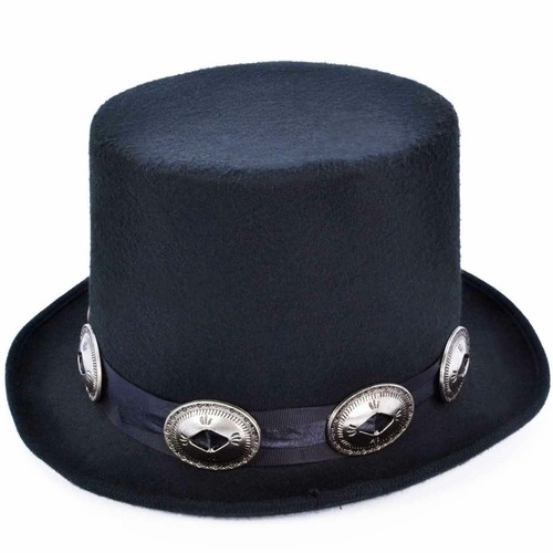 Black rocker style top - black, hat