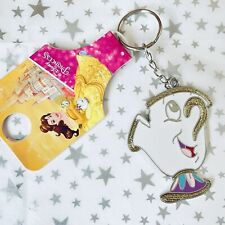 Primark x Beauty and the Beast CHIP Keyring Key Ring ~ NEW with Tag