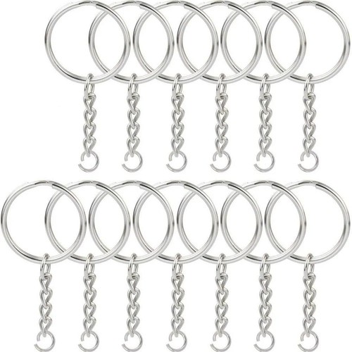 100pcs silver keyring - 100pcs, blanks
