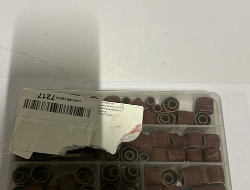Sanding drum kit with - with, box