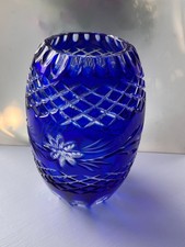 VINTAGE COBALT BLUE BOHEMIAN