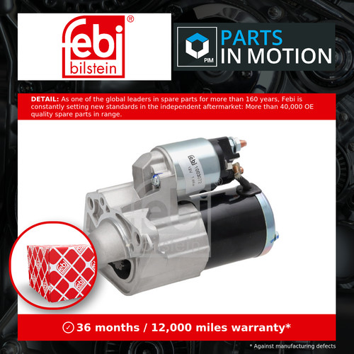 Starter motor fits - starter,
