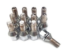 12 Wheel Bolts Nuts Lugs Fits Nissan Micra K12 2003-2010 Note 2006-2013 PE1692*