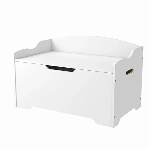 White wooden toy - white, box