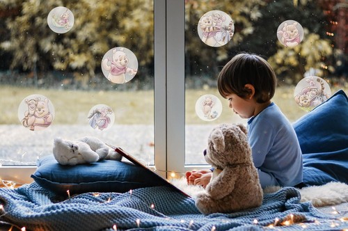 Disney window stickers winnie - disney,