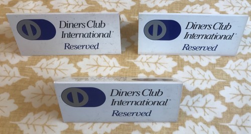 Vintage diners club - club, tabletop