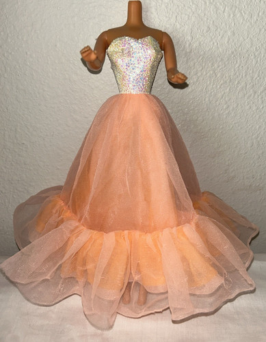 Barbie peaches cream dress - barbie,