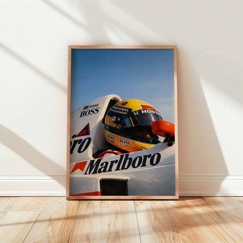 Ayrton senna art print - f1,