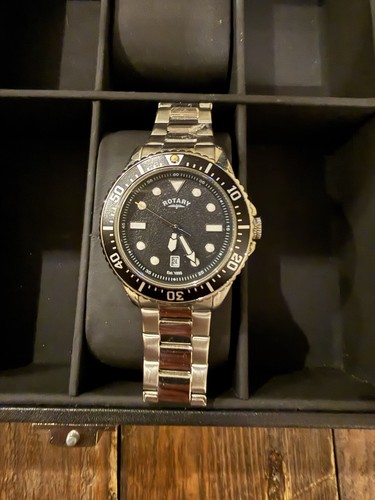 Men rotary silver watch - rotary,