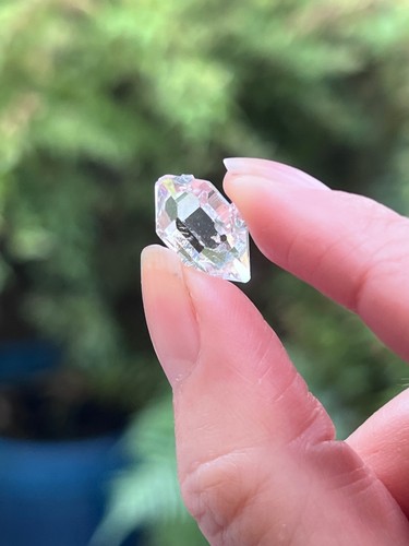 Herkimer diamond double water - diamond,