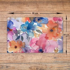 Flowers Glass Chopping Board -