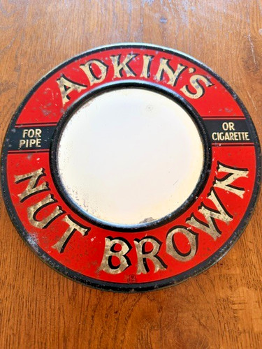 Antique advertising mirror - ,