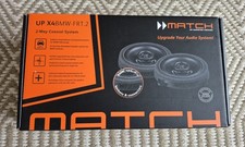 Match UP X4BMW-FRT.2 BMW 1, 2, 3, 4, 5, X Series 4 Inch Coaxial Speakers 60w RMS