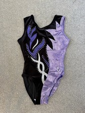 Black and purple gymnastics