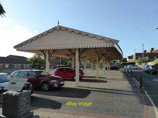 Photo 6x4 Former station canopy from Glastonbury Station  c2015