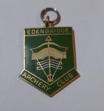 Vintage Enamel Archery Archer