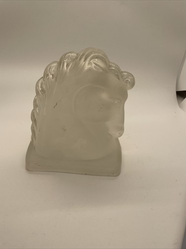 1930s federal glass horse head - glass,