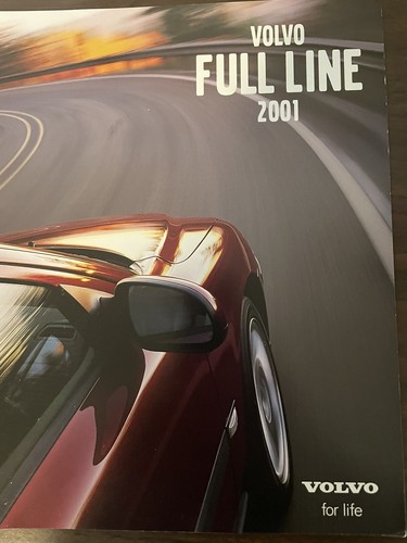 2001 volvo car sales brochure - car,
