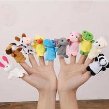 10pcs Finger Puppets Set Plush