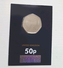 50 p 2020 Rosalind Franklin 50p Coin BUNC Change Checker Card 