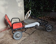 Old pedal car original - car,