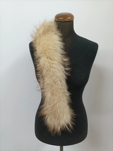 Real fox fur - hood, in