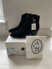 Ash Houston Black Suede