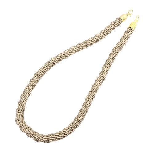 Jute stanchion rope guardrail - rope,