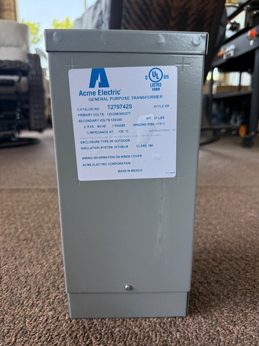 Acme electric corporation - corporation, 2kva