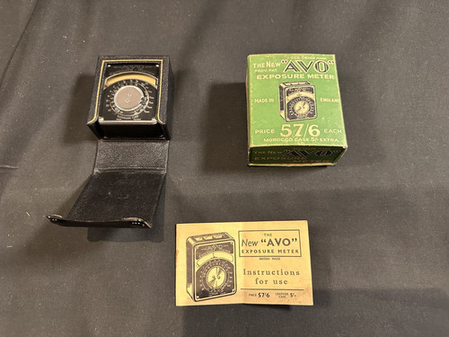 Avo exposure meter - meter, cased