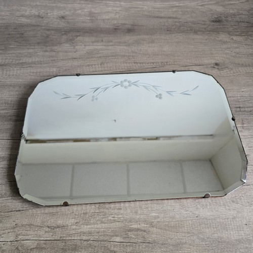 Vintage art deco bevelled edge - bevelled,