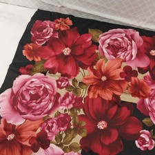 Vintage Oscar silk Scarf with floral pattern design 34" X 34"  rn 62720