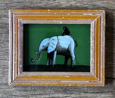 Indian Elephant & Monkey