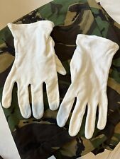 Vintage Military Army Issue White Formal Parade Gloves.