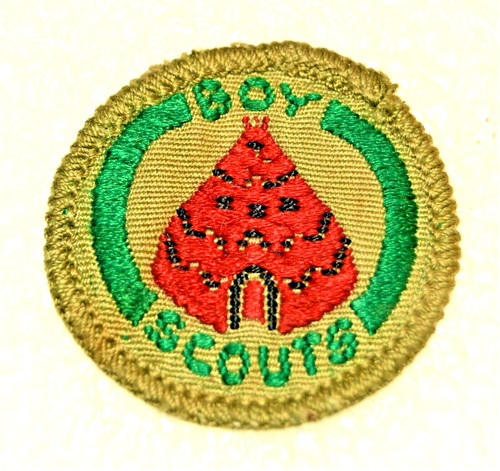 Red pointed tent boy - red,