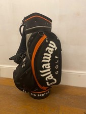 CALLAWAY BIG BERTHA HX TOUR STAFF BAG WITH RAIN COVER AND SHOULDER STRAP