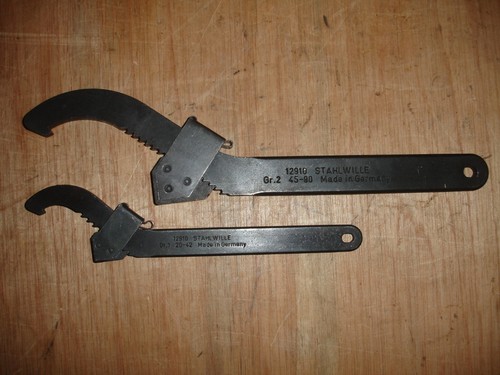 Two stahlwille adjustable - adjustable, hook
