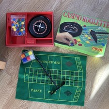 Casino Roulette Game Set Inc. Wheel, Chips, Ball, Rake & Mat