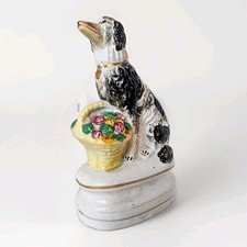 Staffordshire Pottery Antique Rare Saluki? Dog