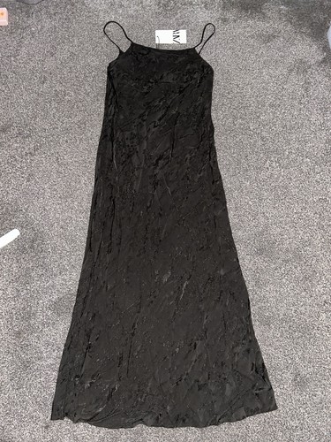 Zara black floral - floral, midi
