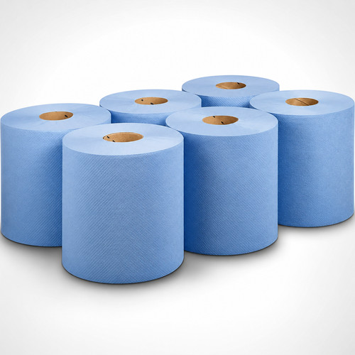 Blue centre feed rolls pack - feed,