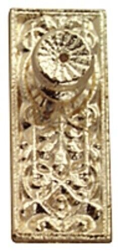 Brass ornate door knobs - knobs, pack
