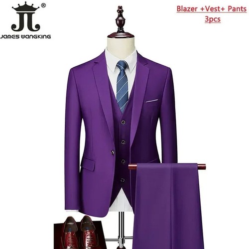 Men piece formal suit - 3,