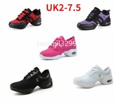 WOMENS JAZZ HIP HOP DANCE SNEAKERS SHOES LADIES SPLIT SOLE SPORT TRAINERS UK