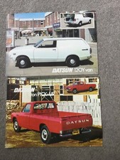 Datsun 120Y van & Datsun 1 Ton pick up  brochures in VGC