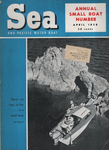 Sea and pacific motor boat - motor, mag