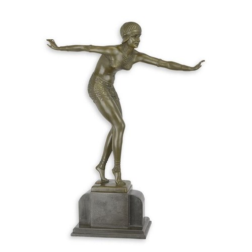 Bronze sculpture dancer - bronze,